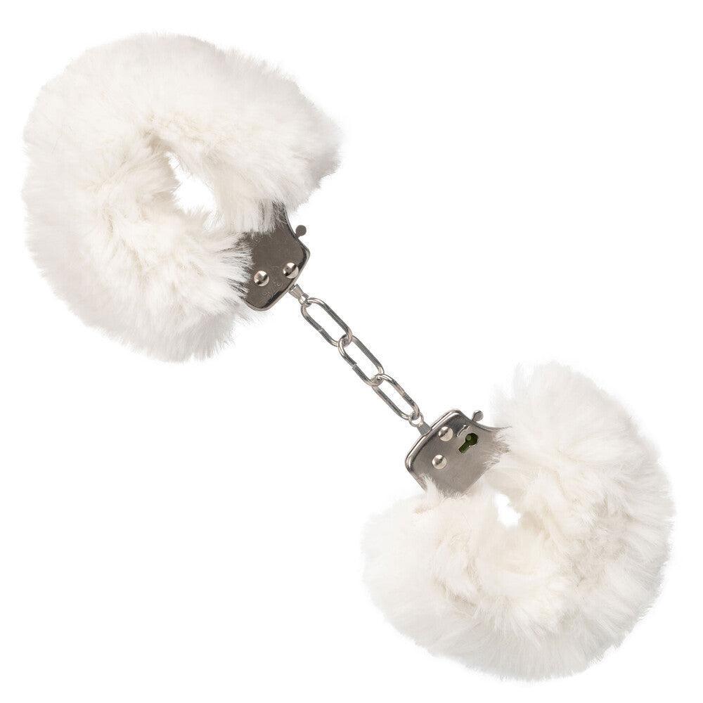 Ultra Fluffy Furry Cuffs White - Adult Planet - Online Sex Toys Shop UK