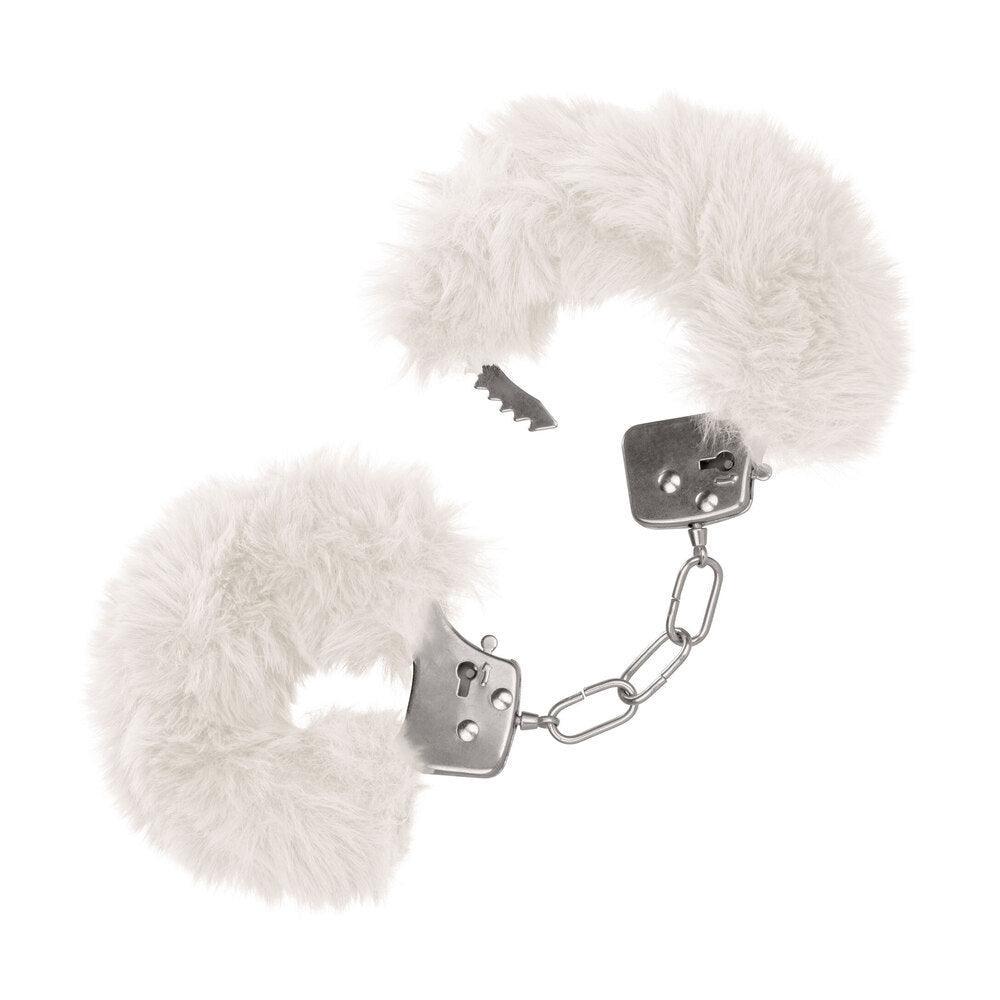 Ultra Fluffy Furry Cuffs White - Adult Planet - Online Sex Toys Shop UK