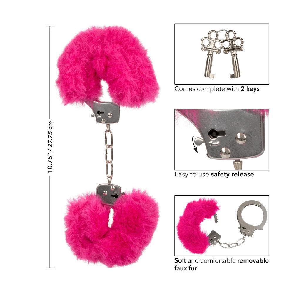 Ultra Fluffy Furry Cuffs Pink - Adult Planet - Online Sex Toys Shop UK