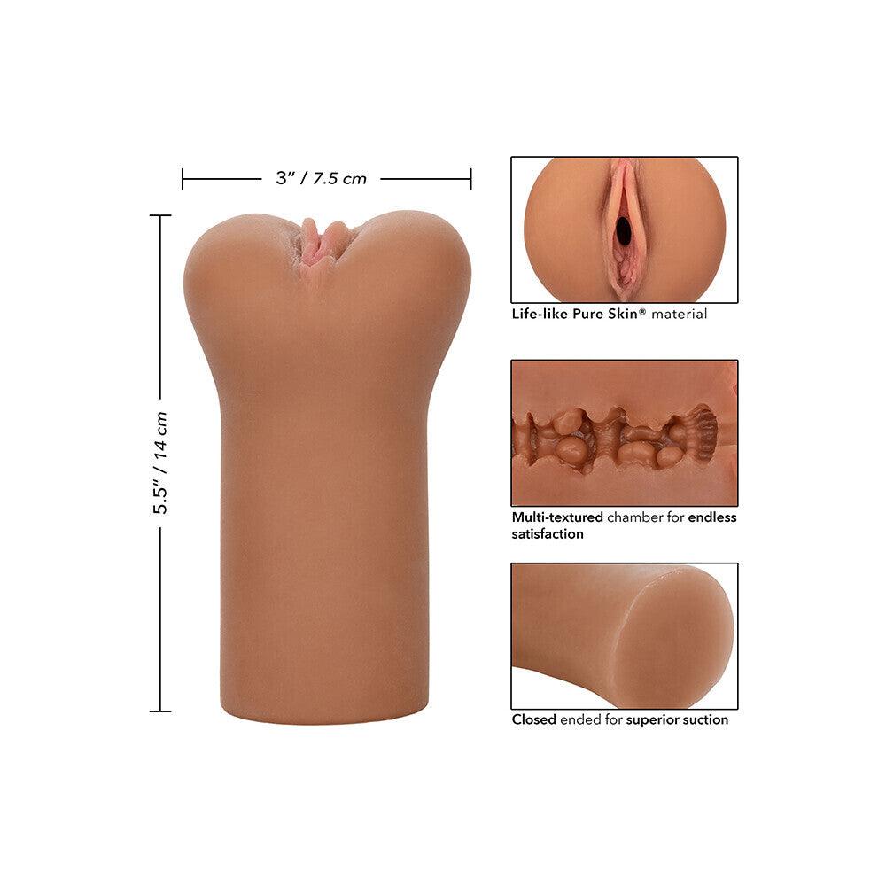 Boundless Vulva Masturbator Flesh Brown - Adult Planet - Online Sex Toys Shop UK
