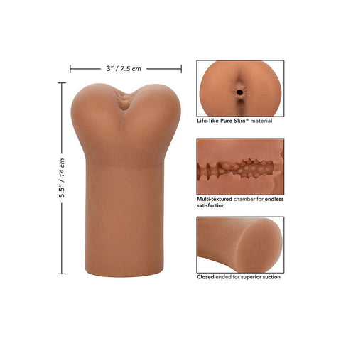 Boundless Anus Masturbator Flesh Brown - Adult Planet - Online Sex Toys Shop UK