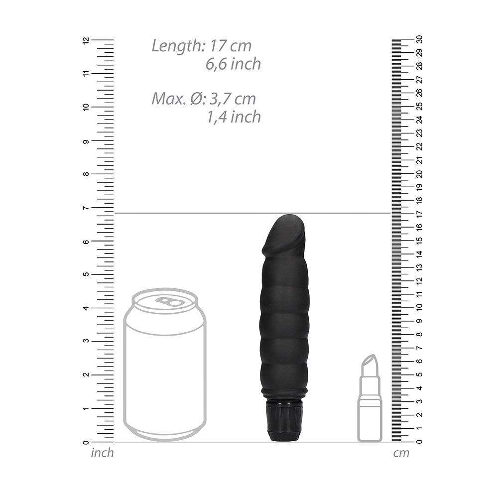 Ribbed Vibrator Black - Adult Planet - Online Sex Toys Shop UK