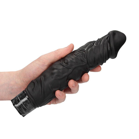 Realistic 10 speed Vibrator Black - Adult Planet - Online Sex Toys Shop UK