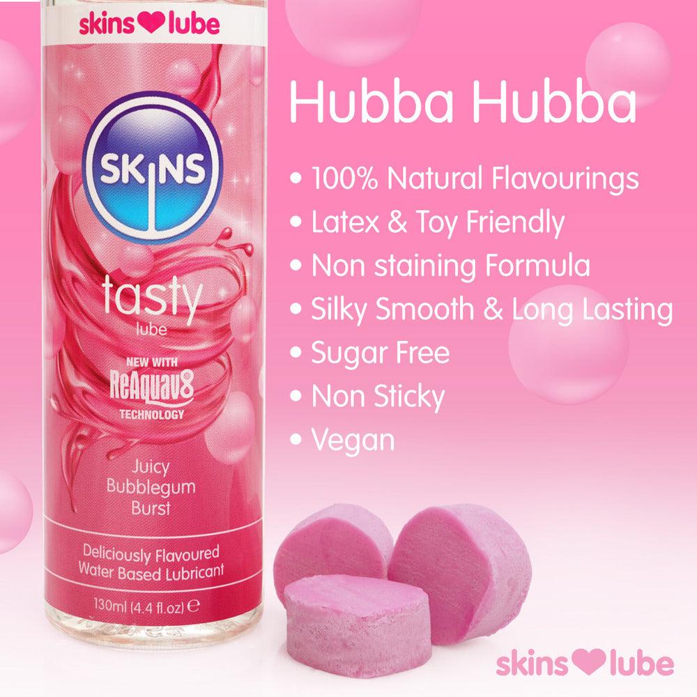 Skins Juicy Bubblegum Blast Waterbased Lubricant 130ml - Adult Planet - Online Sex Toys Shop UK