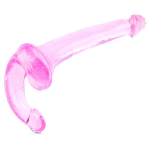Double Fun Pink Strapless Strap On Dildo - Adult Planet - Online Sex Toys Shop UK