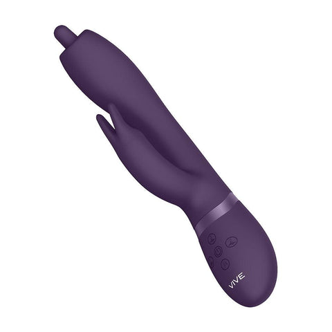 Vive Nilo Purple Pinpoint Rotating G Spot Rabbit - Adult Planet - Online Sex Toys Shop UK