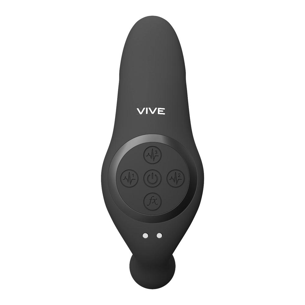 Vive Kata Double Penetrator Vibrator Black - Adult Planet - Online Sex Toys Shop UK