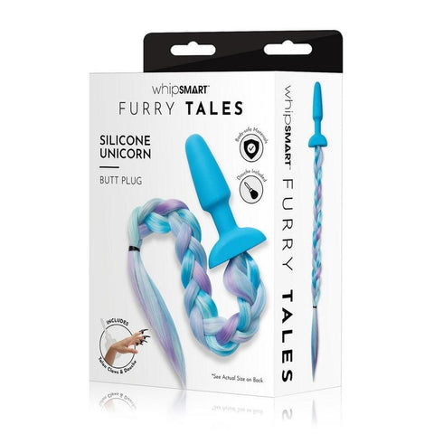 Furry Tales Silicone Unicorn Tail Butt Plug - Adult Planet - Online Sex Toys Shop UK