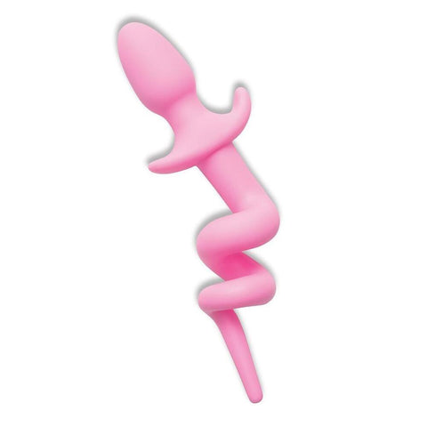 Furry Tales Silicone Piggy Tail Butt Plug - Adult Planet - Online Sex Toys Shop UK