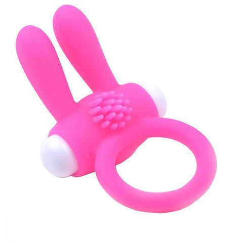 Cockring With Rabbit Ears Pink - Adult Planet - Online Sex Toys Shop UK