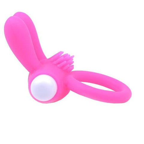 Cockring With Rabbit Ears Pink - Adult Planet - Online Sex Toys Shop UK
