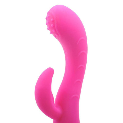 Silicone Dual Motors GSpot Vibrator Pink - Adult Planet - Online Sex Toys Shop UK