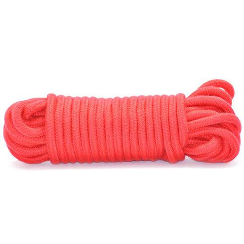 10 Meters Red Bondage Rope - Adult Planet - Online Sex Toys Shop UK