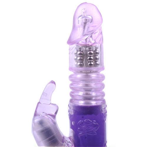 Rabbit Vibrator With Thrusting Motion Purple - Adult Planet - Online Sex Toys Shop UK