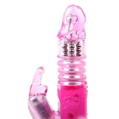 Pink Rabbit Vibrator With Thrusting Motion - Adult Planet - Online Sex Toys Shop UK