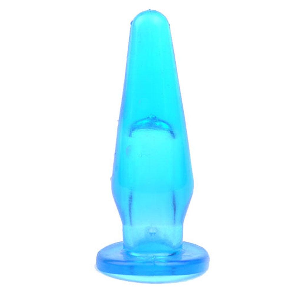 Mini Butt Plug With Finger Hole Blue - Adult Planet - Online Sex Toys Shop UK