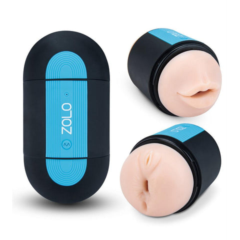 Zolo Pleasure Pill Double Ended Vibrating Masturbator - Adult Planet - Online Sex Toys Shop UK