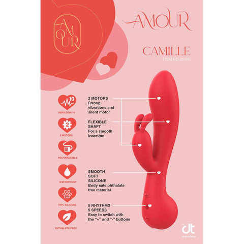 Amour Rabbit Vibe Camille - Adult Planet - Online Sex Toys Shop UK