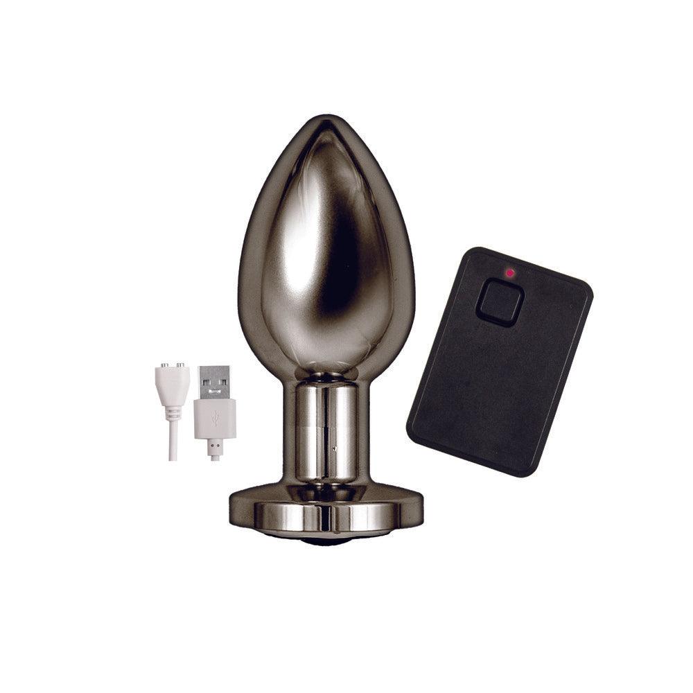 Ass Sation Remote Vibrating Butt Plug Black - Adult Planet - Online Sex Toys Shop UK