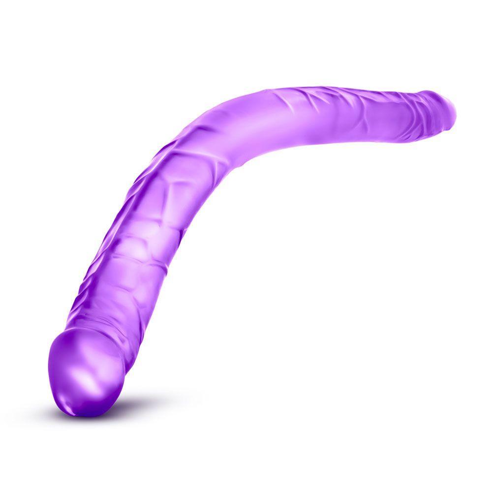 B Yours 16 Inch Purple Double Dildo - Adult Planet - Online Sex Toys Shop UK