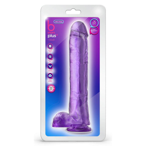 B Yours Plus Hefty N Hung 14 Inch Dildo - Adult Planet - Online Sex Toys Shop UK