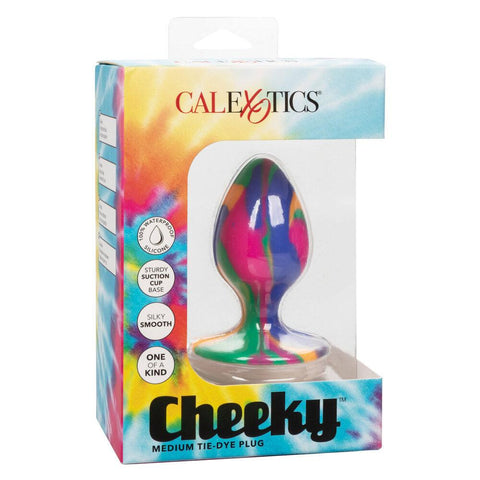 Cheeky Medium Tie Dye Butt Plug - Adult Planet - Online Sex Toys Shop UK