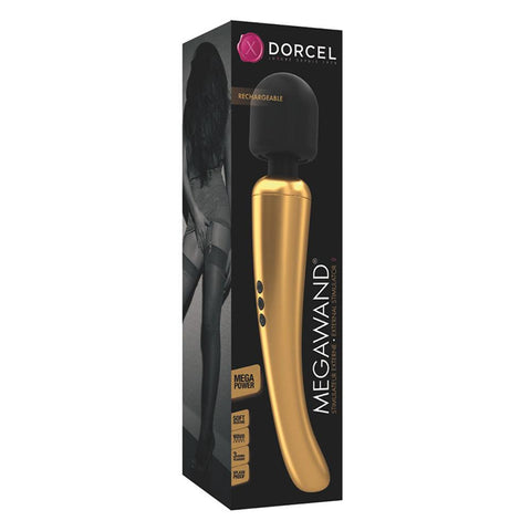 Dorcel Rechargeable Mega Wand Gold - Adult Planet - Online Sex Toys Shop UK