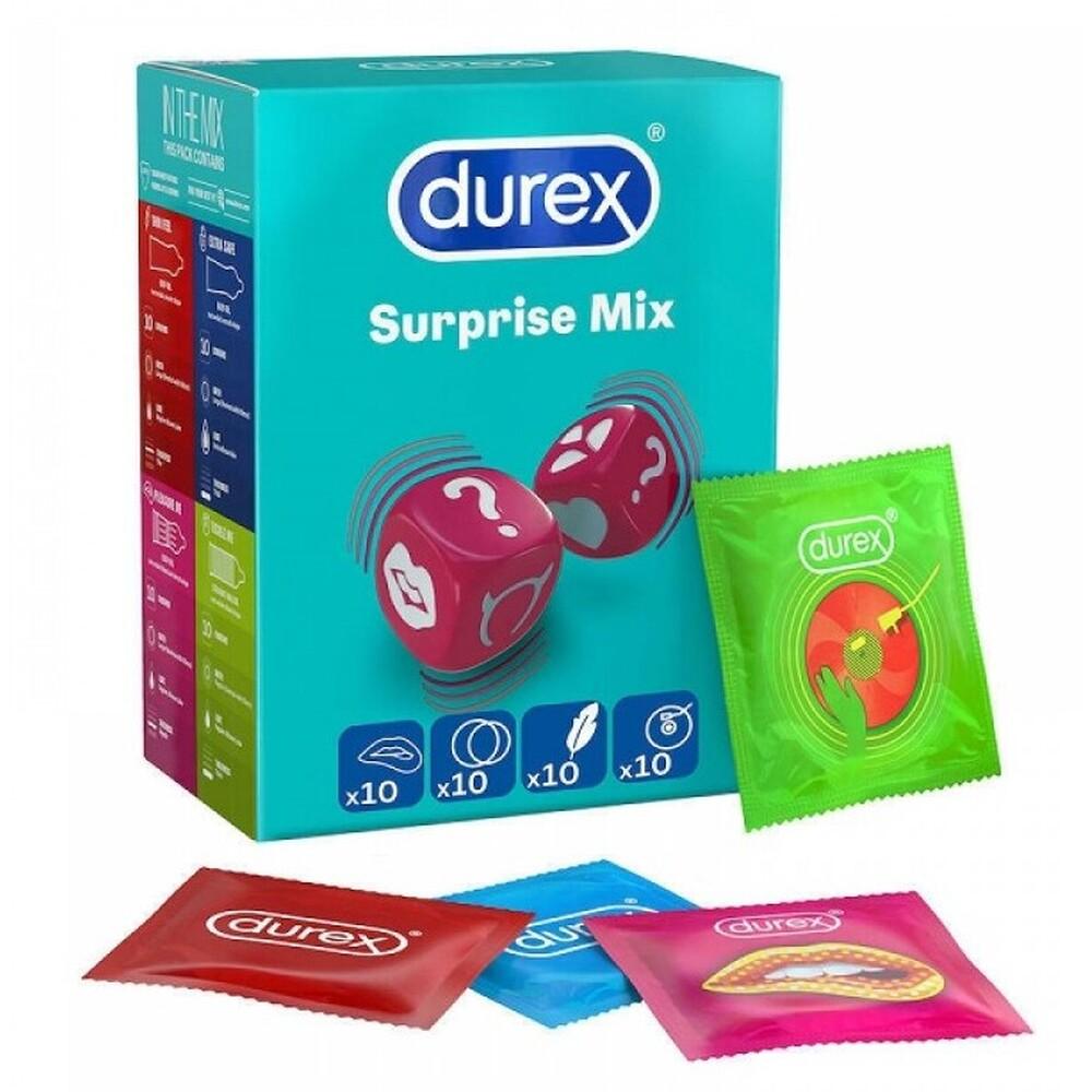 Durex Surprise Me Variety Condoms 40 Pack - Adult Planet - Online Sex Toys Shop UK