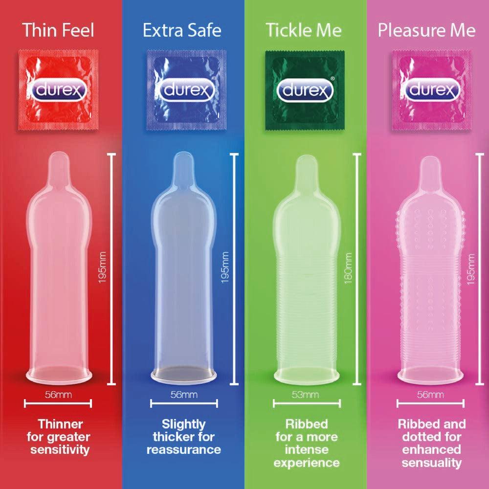 Durex Surprise Me Variety Condoms 40 Pack - Adult Planet - Online Sex Toys Shop UK