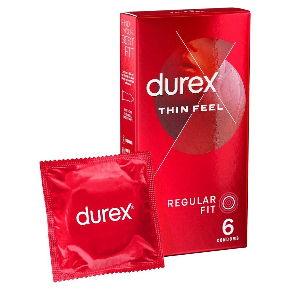 Durex Thin Feel Regular Fit Condoms 6 Pack - Adult Planet - Online Sex Toys Shop UK