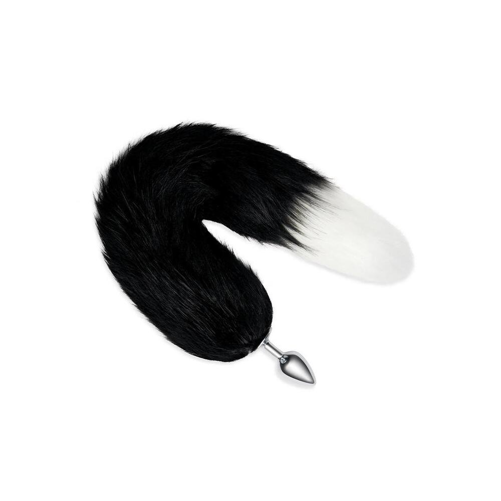 Furry Tales Black Foxtail Butt Plug - Adult Planet - Online Sex Toys Shop UK