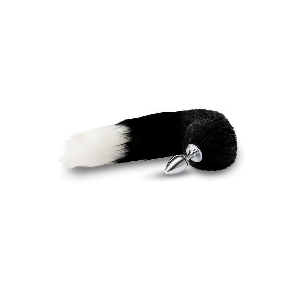 Furry Tales Black Foxtail Butt Plug - Adult Planet - Online Sex Toys Shop UK