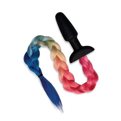 Furry Tales Rainbow Tail Butt Plug - Adult Planet - Online Sex Toys Shop UK