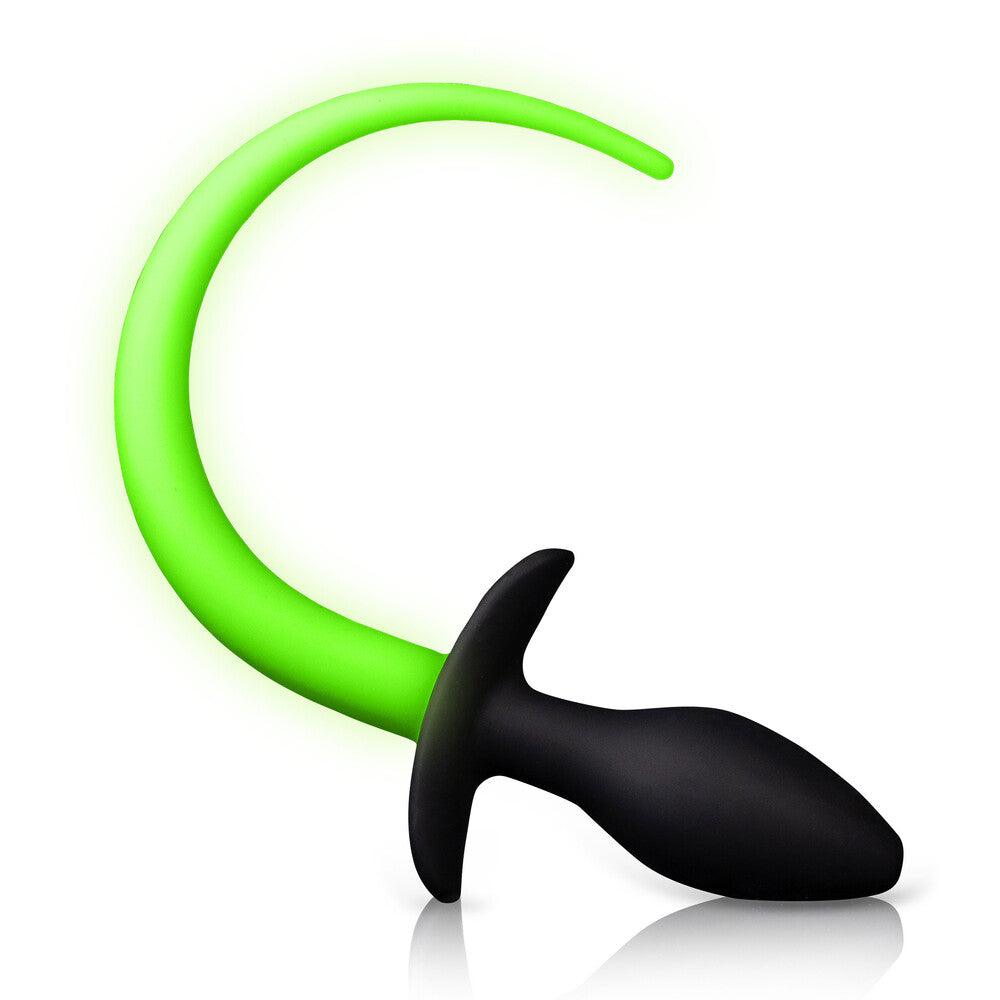 Glow In The Dark Puppy Tail Butt Plug - Adult Planet - Online Sex Toys Shop UK