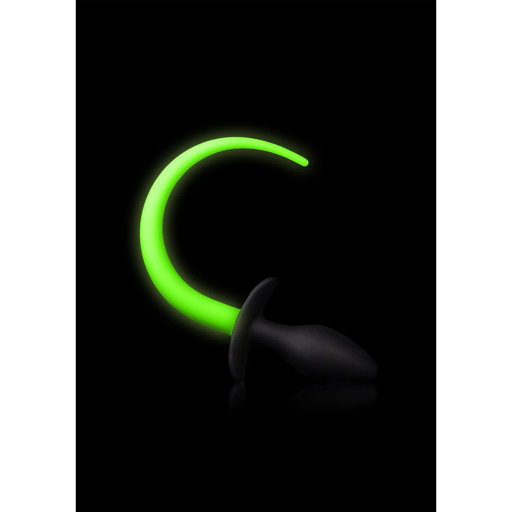 Glow In The Dark Puppy Tail Butt Plug - Adult Planet - Online Sex Toys Shop UK