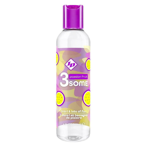 ID 3some Passion Fruit 3 In 1 Lubricant 118ml - Adult Planet - Online Sex Toys Shop UK