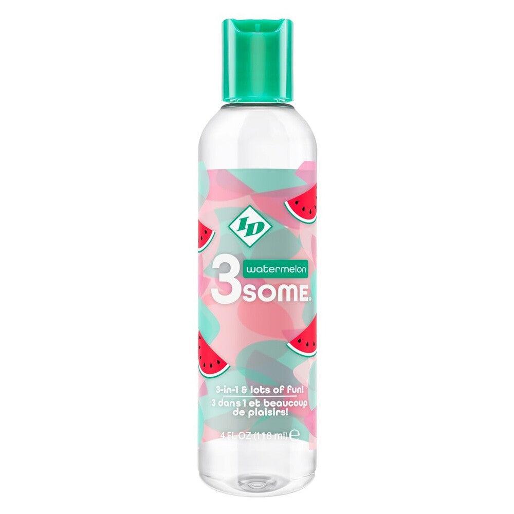 ID 3some Watermelon 3 In 1 Lubricant 118ml - Adult Planet - Online Sex Toys Shop UK