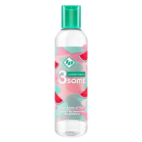 ID 3some Watermelon 3 In 1 Lubricant 118ml - Adult Planet - Online Sex Toys Shop UK