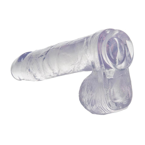 Jelly Royale 7.25 Inch Dong Clear - Adult Planet - Online Sex Toys Shop UK