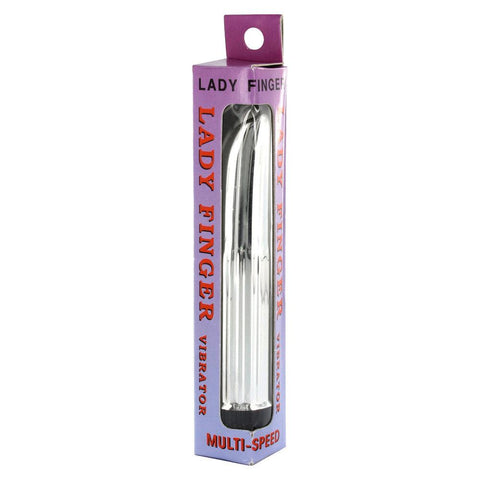 Lady Finger Mini Vibrator Silver - Adult Planet - Online Sex Toys Shop UK