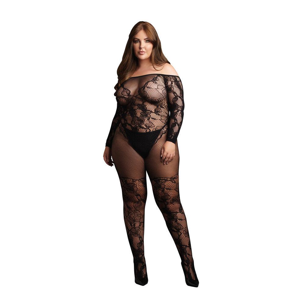 Le Desir Bodystocking With Off Shoulder Long Sleeves - Adult Planet - Online Sex Toys Shop UK