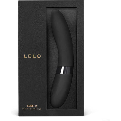 Lelo Elise 2 Dual Powered G Spot Vibrator Black - Adult Planet - Online Sex Toys Shop UK