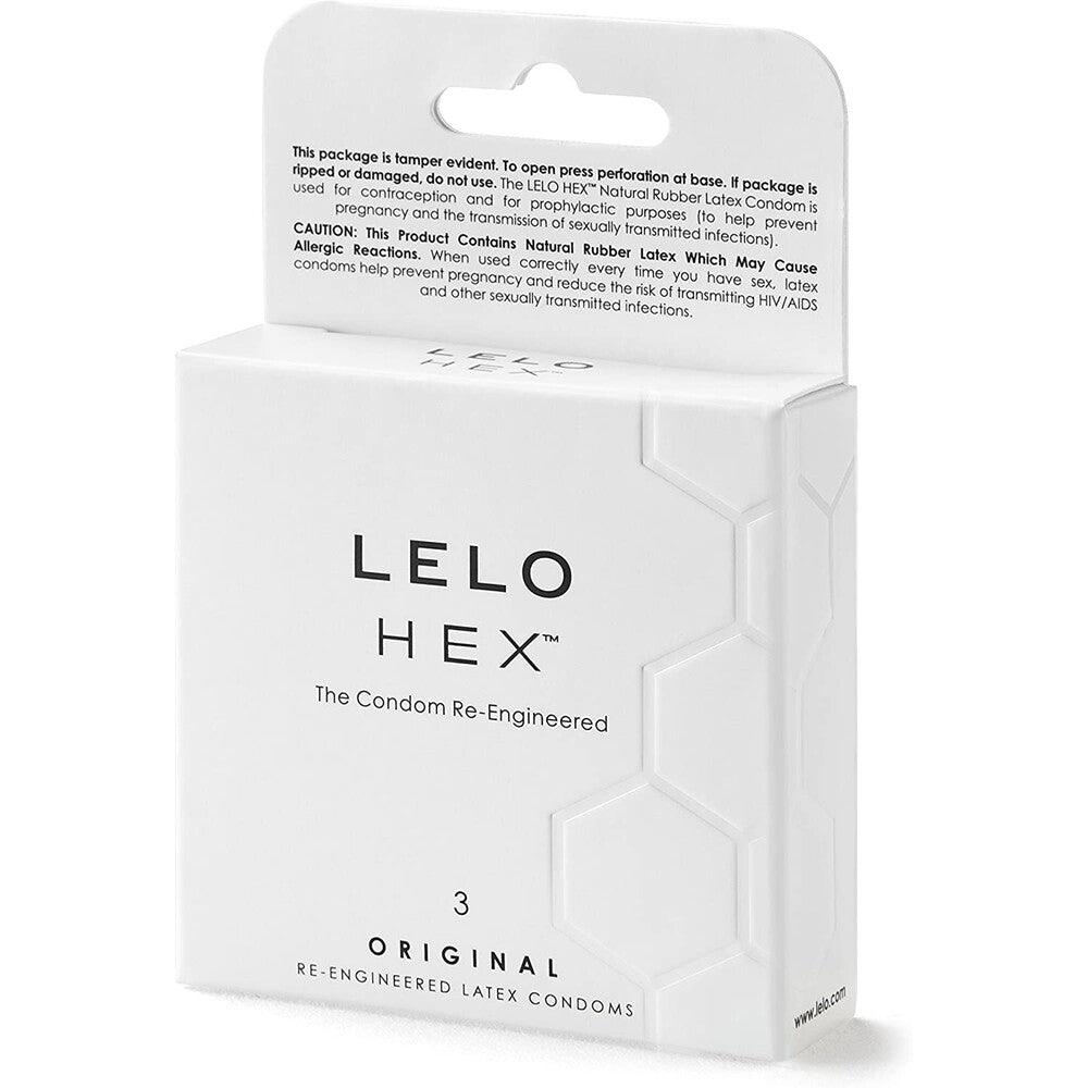 Lelo Hex Original Condoms 3 Pack - Adult Planet - Online Sex Toys Shop UK