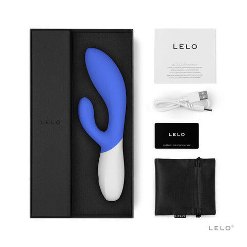 Lelo Ina Wave 2 Luxury Rechargeable Vibe Blue - Adult Planet - Online Sex Toys Shop UK