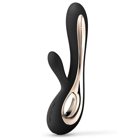 Lelo Soraya 2 Dual Rabbit Vibrator Black - Adult Planet - Online Sex Toys Shop UK