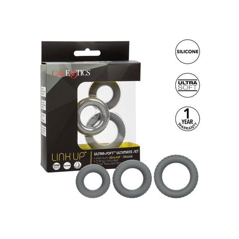 Link Up Ultra Soft Ultimate Cock Ring Set - Adult Planet - Online Sex Toys Shop UK