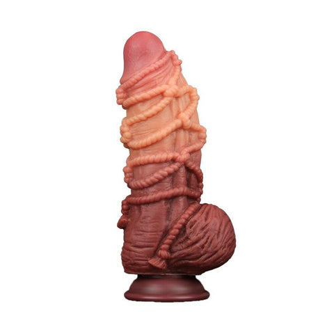 Lovetoy Extreme Dildo With Rope Pattern - Adult Planet - Online Sex Toys Shop UK