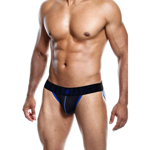 Male Basics Neon Jock Blue - Adult Planet - Online Sex Toys Shop UK