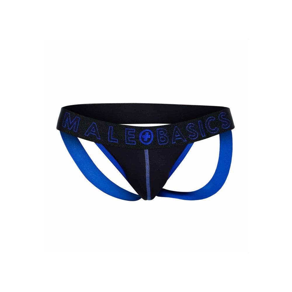 Male Basics Neon Jock Blue - Adult Planet - Online Sex Toys Shop UK