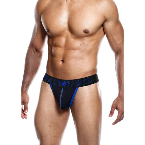 Male Basics Neon Thong Blue - Adult Planet - Online Sex Toys Shop UK